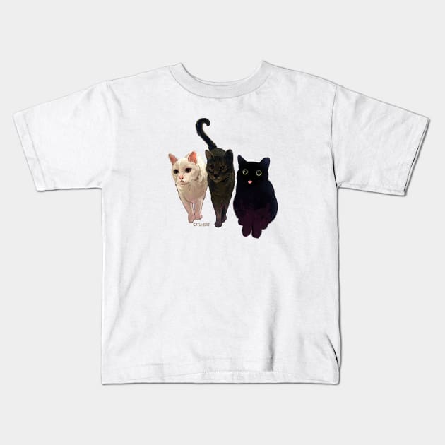 Blep Friend Kids T-Shirt by Catwheezie